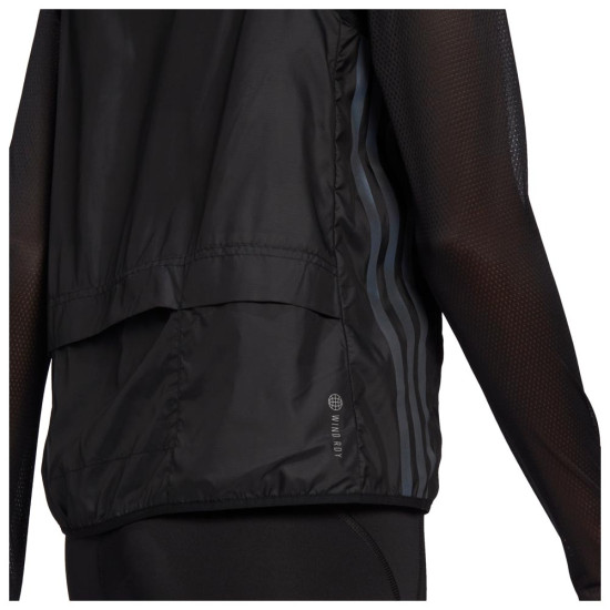 Adidas Γυναικείο γιλέκο Run Icon 3-Stripes Running Wind Vest